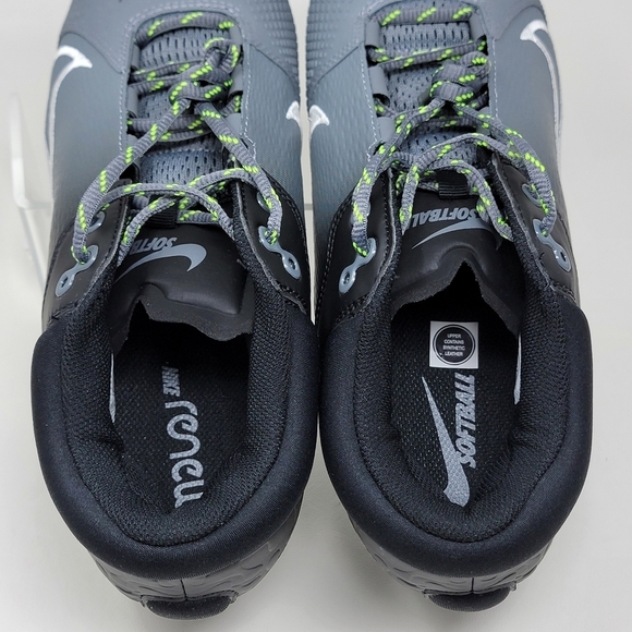 Nike CZ5917 001 Hyperdiamond 4 Elite Metal Softball Cleats Black Grey Wmns Sz 11 - Picture 9 of 10